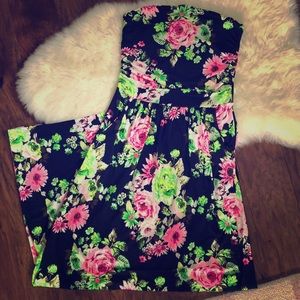NWOT Floral Maxi Dress
